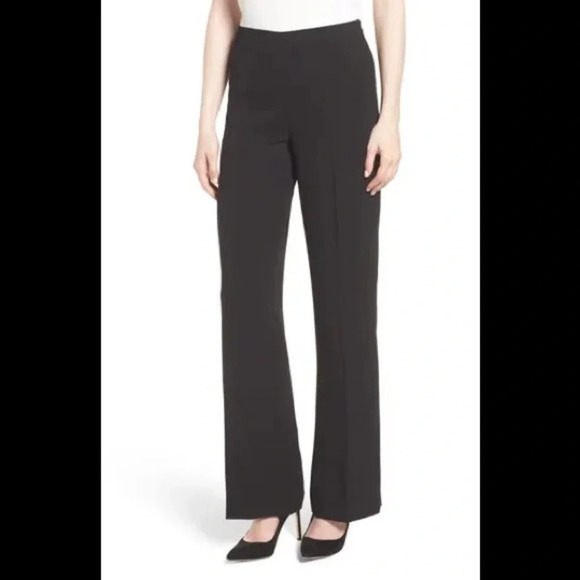 CeCe by Cynthia Steffe Crepe Straight Leg Pants - Picture 7 of 11